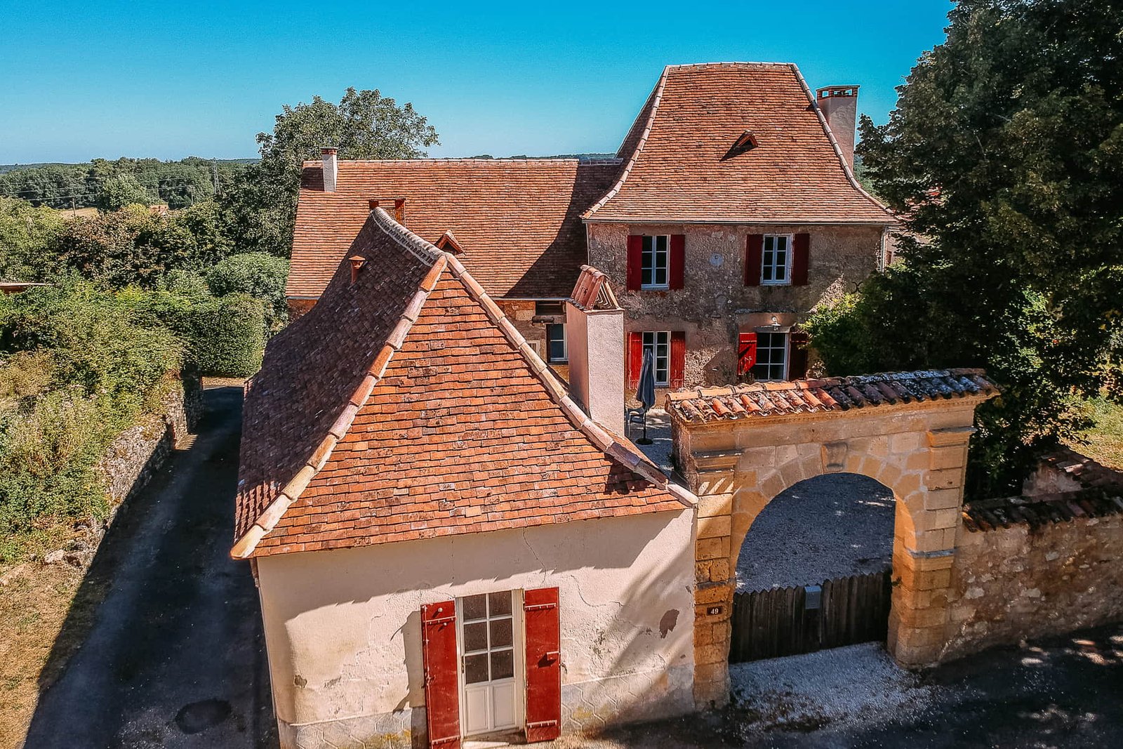 Charming Exterior of Our Baneuil Retreat