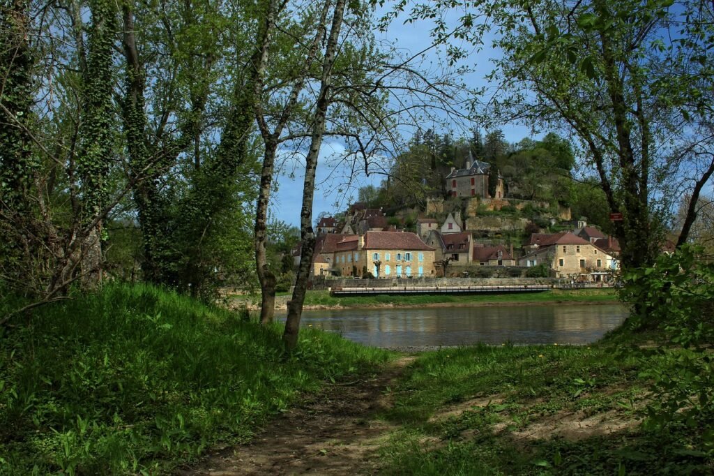 limeuil, dordogne, perigord, france, town, aquitaine, river, chateau